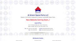 Desktop Screenshot of alamanispareparts.com